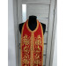 Reversible embroidered communion set - Double stole and cuffs - Two sides stole