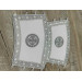 Reversible embroidered communion set - Double stole and cuffs - Two sides stole
