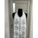 Reversible embroidered communion set - Double stole and cuffs - Two sides stole