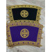 Reversible embroidered communion set - Double stole and cuffs - Two sides stole