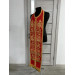 Reversible embroidered communion set - Double stole and cuffs - Two sides stole