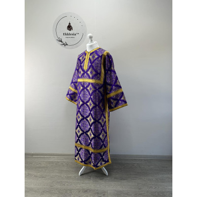 Stichar for Lent - Altar Server Reader Robe brocade - Liturgical sticharion
