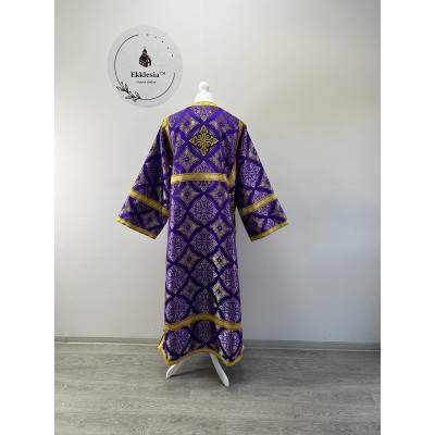Stichar for Lent - Altar Server Reader Robe brocade - Liturgical sticharion