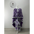 Greek-style Lent vestment for priest - Liturgical vestment set - Phelon, stole