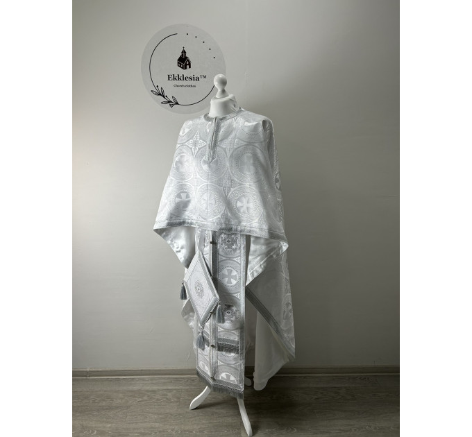 Ordination vestment set - Priest vestment - Liturgical vestment - Greek phelon