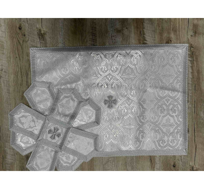 Greek style priest vestment- White phelon - Orthodox ordination vestment set