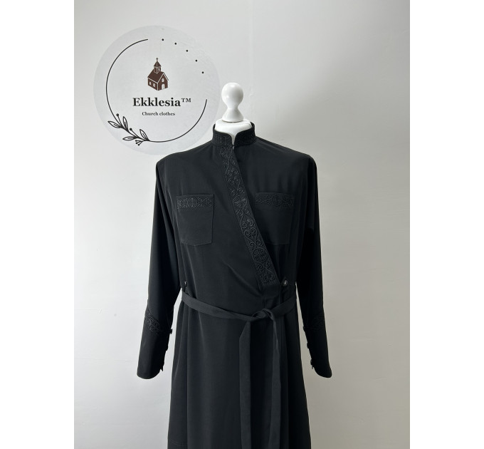 Embroidered inner cassock - Orthodox cassock - Greek-style cassock