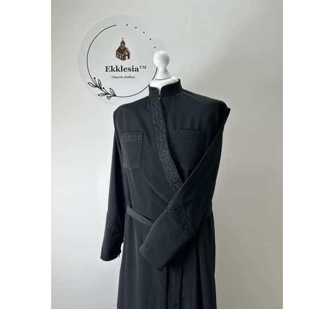 Embroidered inner cassock - Orthodox cassock - Greek-style cassock