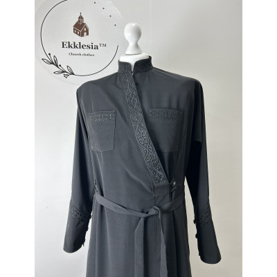 Embroidered inner cassock - Orthodox cassock - Greek-style cassock