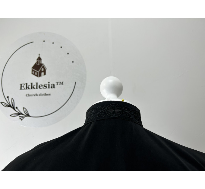 Embroidered inner cassock - Orthodox cassock - Greek-style cassock