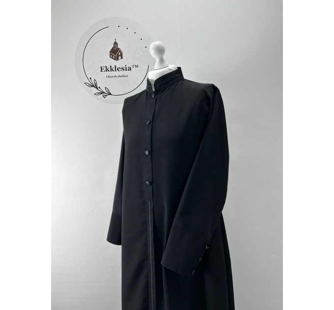 Orthodox cassock with buttons - Embroidered inner cassock in Burgarian style