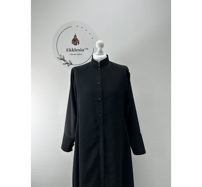 Orthodox cassock with buttons - Embroidered inner cassock in Burgarian style