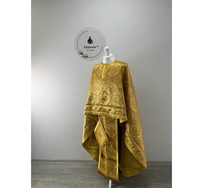 Orthodox priest vestment - Liturgical vestment on brocade - Church garment