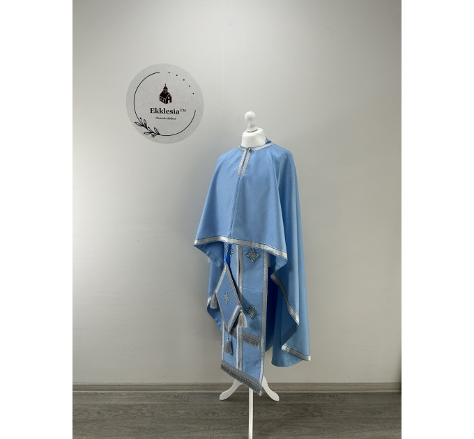 Light reversible vestment - Double-sided two-color vestment set - Summer set