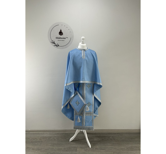 Light reversible vestment - Double-sided two-color vestment set - Summer set