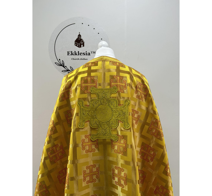Orthodox liturgical vestment set - Priest vestment set with Oranta cross