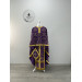Orthodox vestment set for Lent - Priest vestment set with Oranta cross