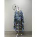 Vestment in blue brocade - Vestment set for priest - Liturgical set