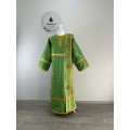 Deacon's Orthodox vestment set - Liturgical stichar and orarin metallic brocade