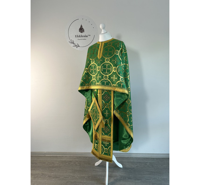 Liturgical vestment set for priest - Orthodox vestment set - Greek Phelon