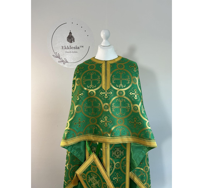 Liturgical vestment set for priest - Orthodox vestment set - Greek Phelon