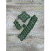 Orthodox Set of 16 embroidered crosses for Orthodox vestment