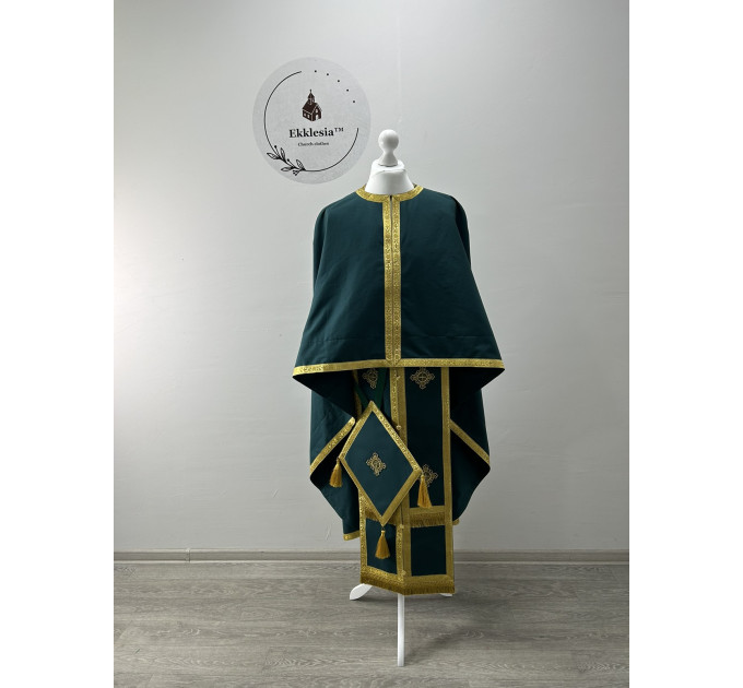 Summer vestment for priest in cottone - Greek style light vestment set