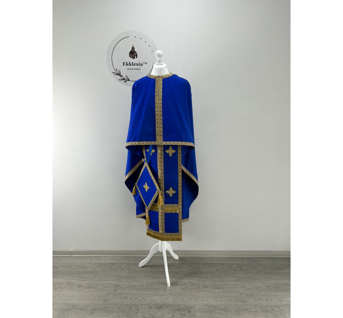 Summer vestment for priest in cottone - Greek style light vestment set