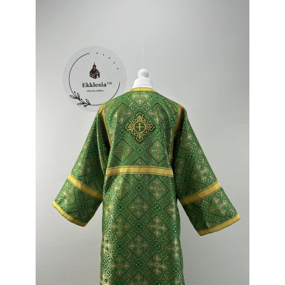 Green Orthodox sctichar - Altar Server Reader Robe brocade - Liturgical stichar