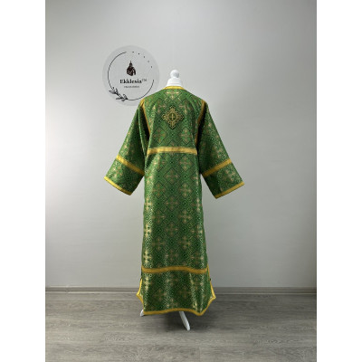 Green Orthodox sctichar - Altar Server Reader Robe brocade - Liturgical stichar