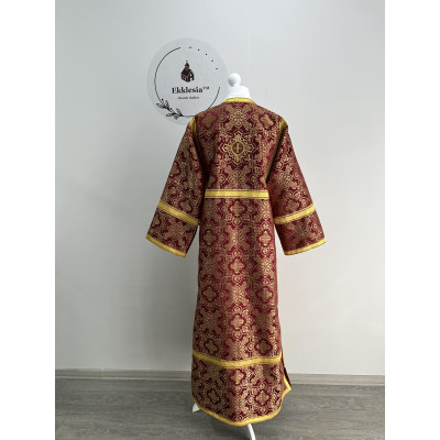 Orthodox metallic brocade sticharion - Altar Server Reader Robe - Stikhar