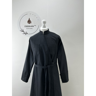Winter cassock in Greek style - Inner cassock in suit wool - Warm cassock