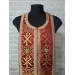 Orthodox stole and cuffs in brocade - Priest's communion set in white - gift