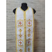 Embroidered stole in gabardine - Priest's communion set - Orthodox cloth set
