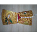 Priest's cuffs in metallic angels brocade