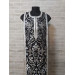 Orthodox stole and cuffs in black brocade - Priest's communion set with silver