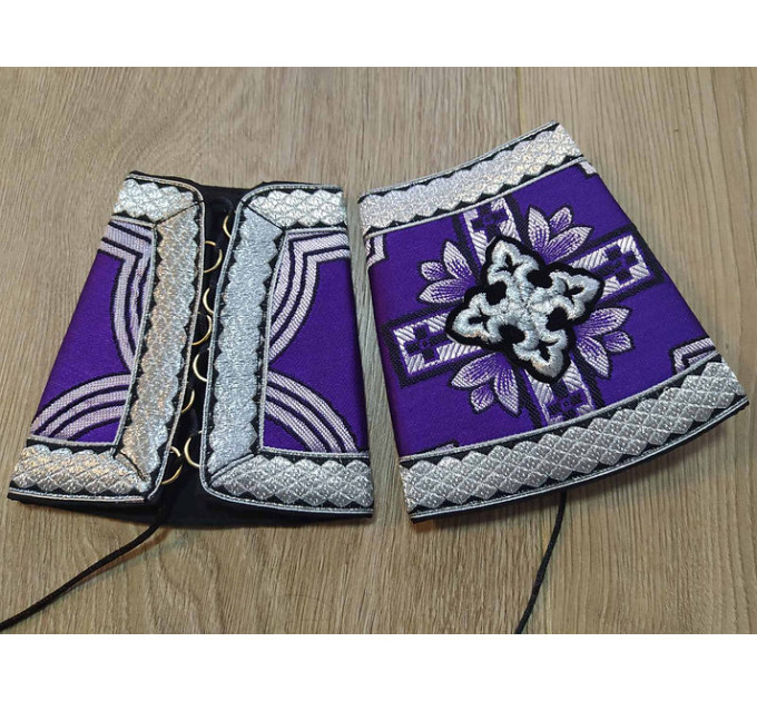Stole and cuffs in brocade - Priest's communion set - Orthodox church