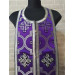 Stole and cuffs in brocade - Priest's communion set - Orthodox church