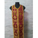 Red stole and cuffs in brocade - Priest's communion set - Orthodox red set