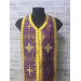 Stole and cuffs in brocade - Priest's communion set - Orthodox cloth set