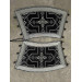 Stole and cuffs in brocade - Priest's communion set - Orthodox cloth set