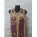 Stole and cuffs in brocade - Priest's communion set - Orthodox priest's cloth