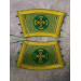Stole and cuffs in brocade - Priest's communion set - Orthodox priest's cloth