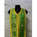 Stole and cuffs in brocade - Priest's communion set - Orthodox priest's cloth