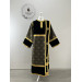 Combined velvet and brocade Protodeacon's stikharion - Deacon's alb - Orthodox Vestment - Deacon's set of vestments - Stikharion