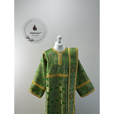 Orthodox vestment set for deacon - Liturgical stichar and orar in brocadevestments - Stikharion