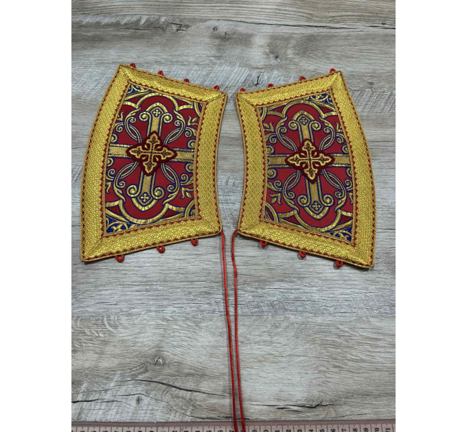 Deacon vestments set in metallic brocade - Protodeacon's sticharion in metallic