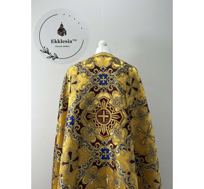 Greek style vestment for priest - Orthodox liturgical vestment in brocade
