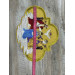 Application icon - Coronation of the Virgin Embroidered patch icon for vestment