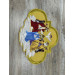 Application icon - Coronation of the Virgin Embroidered patch icon for vestment